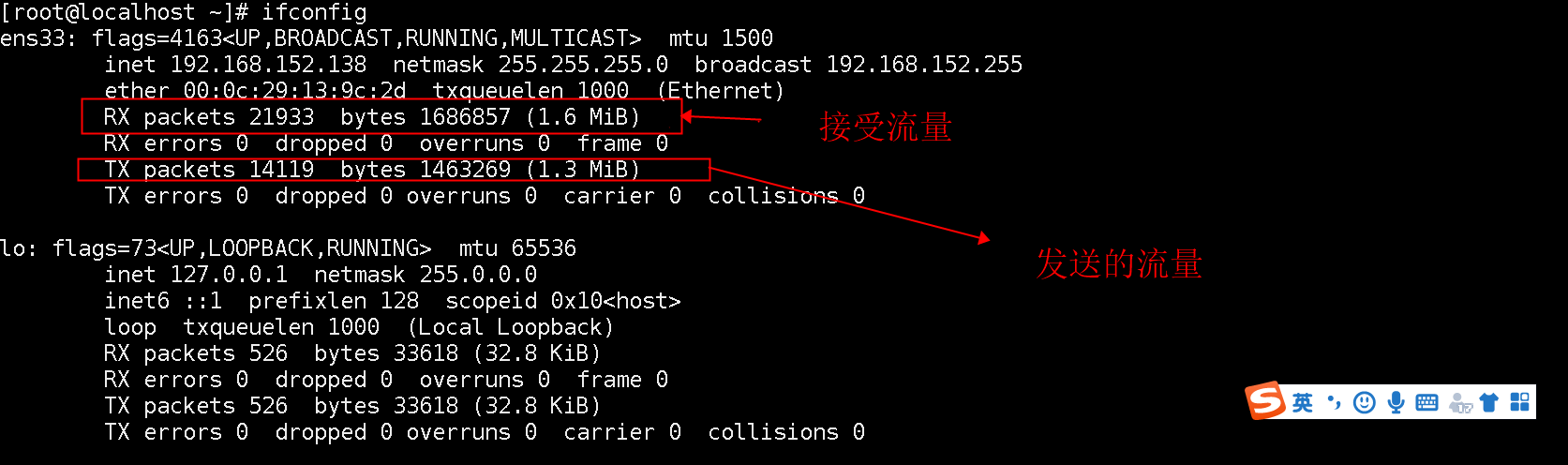 查看CentOS网口的使用带宽